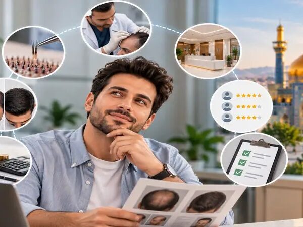 راهنمای انتخاب بهترین خدمات کاشت مو در مشهد